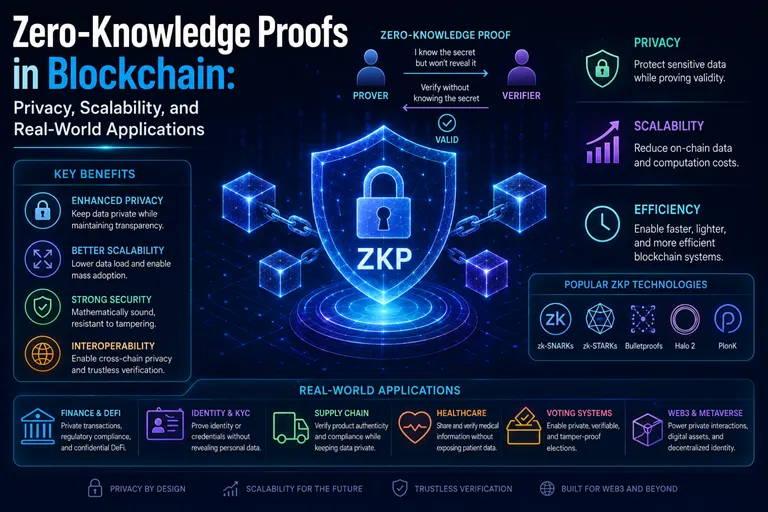 Zero-Knowledge Proofs in Blockchain: Privacy, Scalability, and Real-World Applications