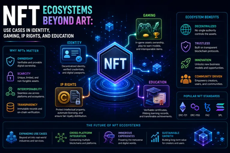 NFT Ecosystems Beyond Art: Use Cases in Identity, Gaming, IP Rights, and Education