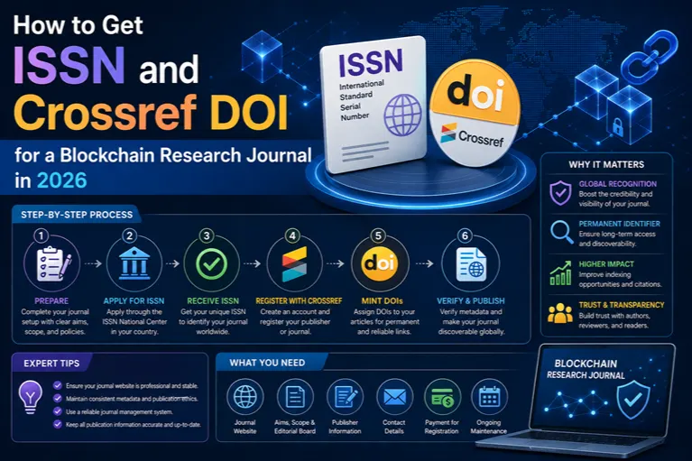How to Get ISSN and Crossref DOI for a Blockchain Research Journal in 2026: A Complete Guide for Editors and Publishers